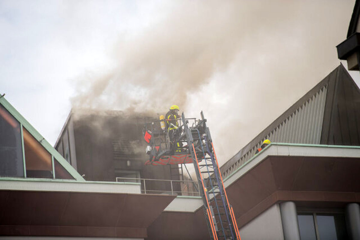 آتش به جان موزه هنر‌ مدرن فرانکفورت افتاد