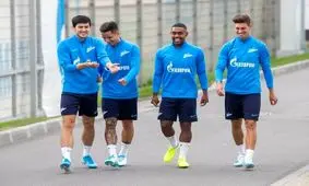 حضور مالکوم در تمرین زنیت و دیدار با سردار آزمون (ویدئو)