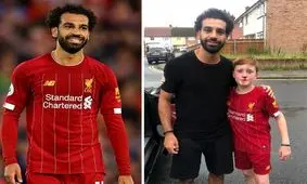 دلجویی صلاح از هوادار خردسال انگلیسی