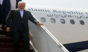 توئیت ظریف پس از بازگشت از قطر
