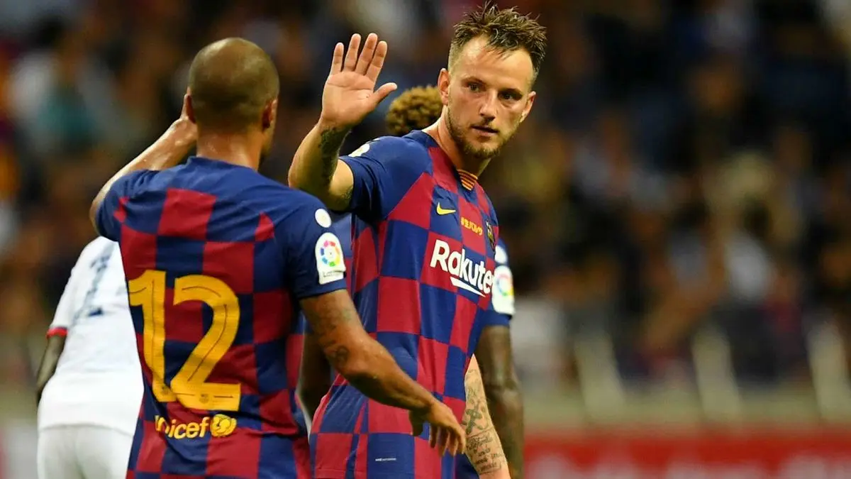 عصبانیت شدید راکیتیچ و کوتینیو از بارسلونا