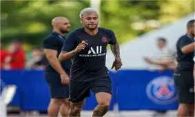 نیمار از حضور در تمرینات PSG منع شد