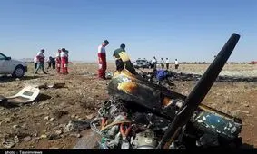 سانحه سقوط هواپیمای آموزشی در گرمسار به روایت تصاویر