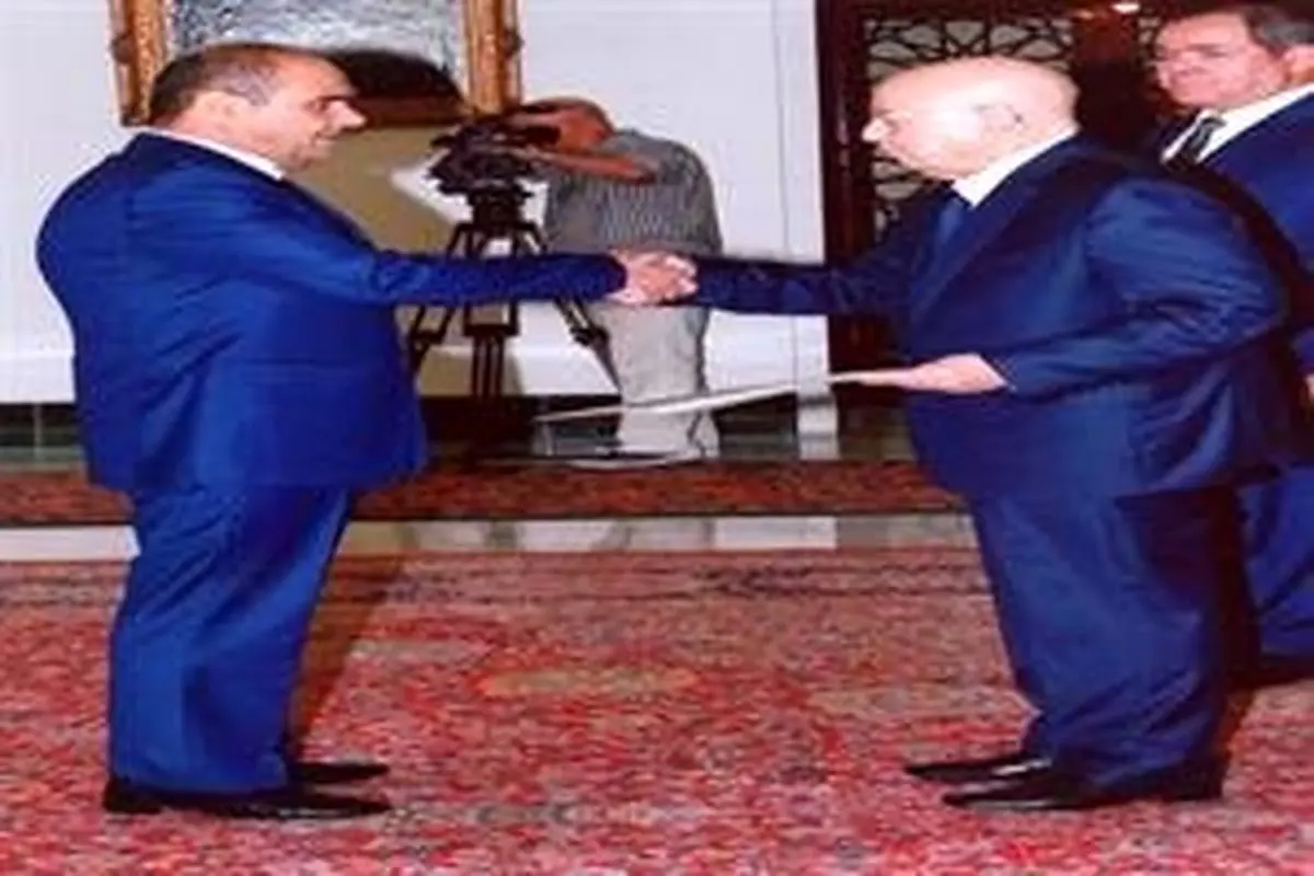 دیدار سفیر جدید ایران در الجزایر با رئیس‌جمهور موقت این کشور