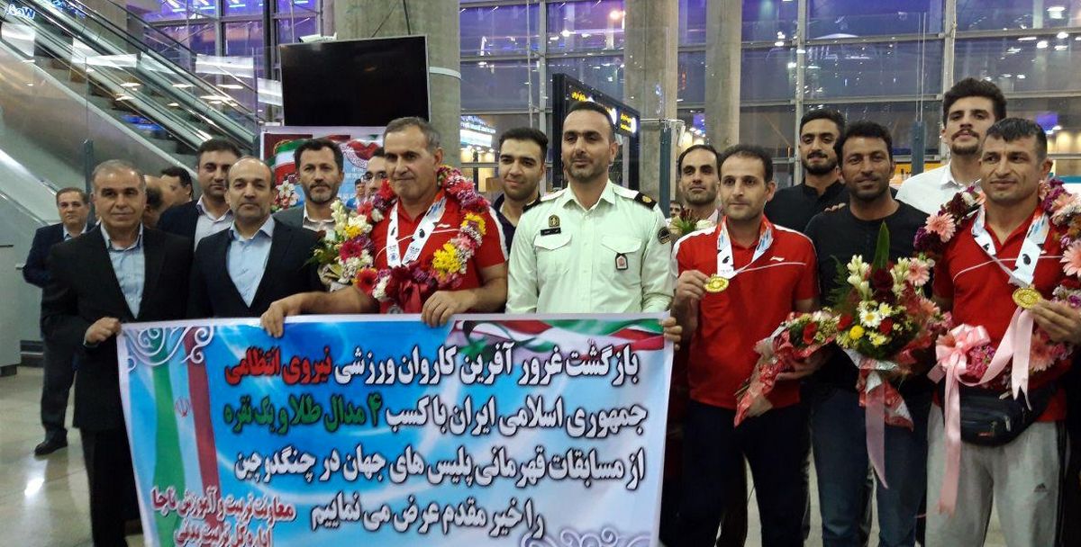 کسب ۴ طلا، یک نقره و یک برنز توسط نمایندگان ایران در المپیک پلیسهای جهان + عکس