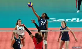 ویدئوچک برای موی بلند زن والیبالیست/ ویدئو