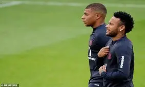 استقبال گرم از نیمار در تمرینات PSG (عکس)