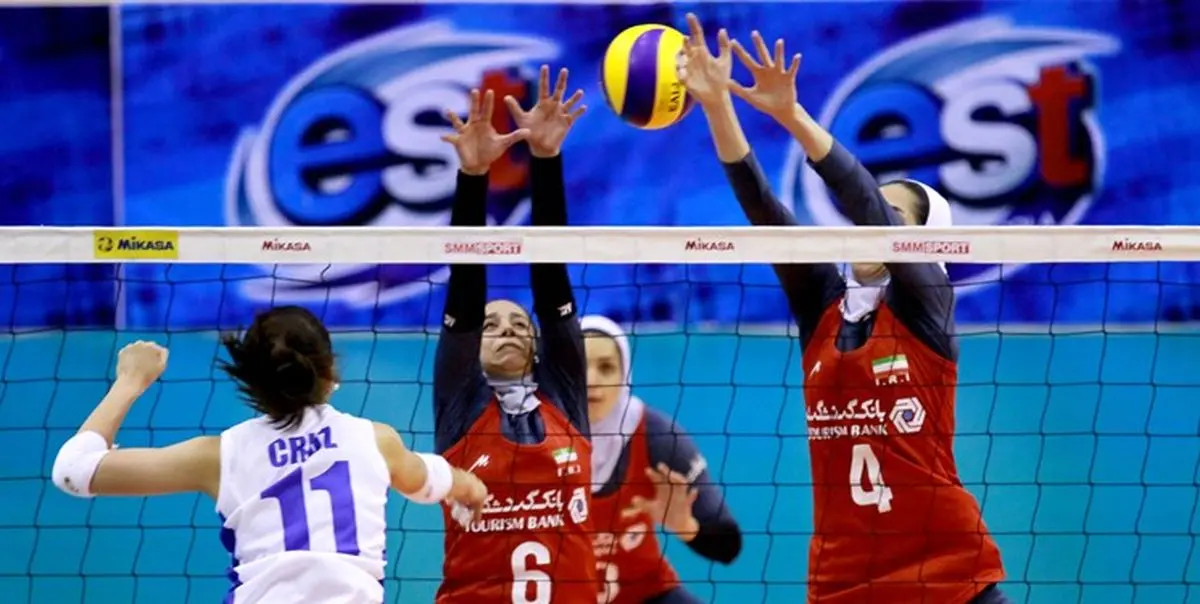 شکست سنگین بانوان ایران مقابل میزبان در گام نخست