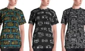 فریب دوربین‌های ترافیک با تی‌شرت+ عکس