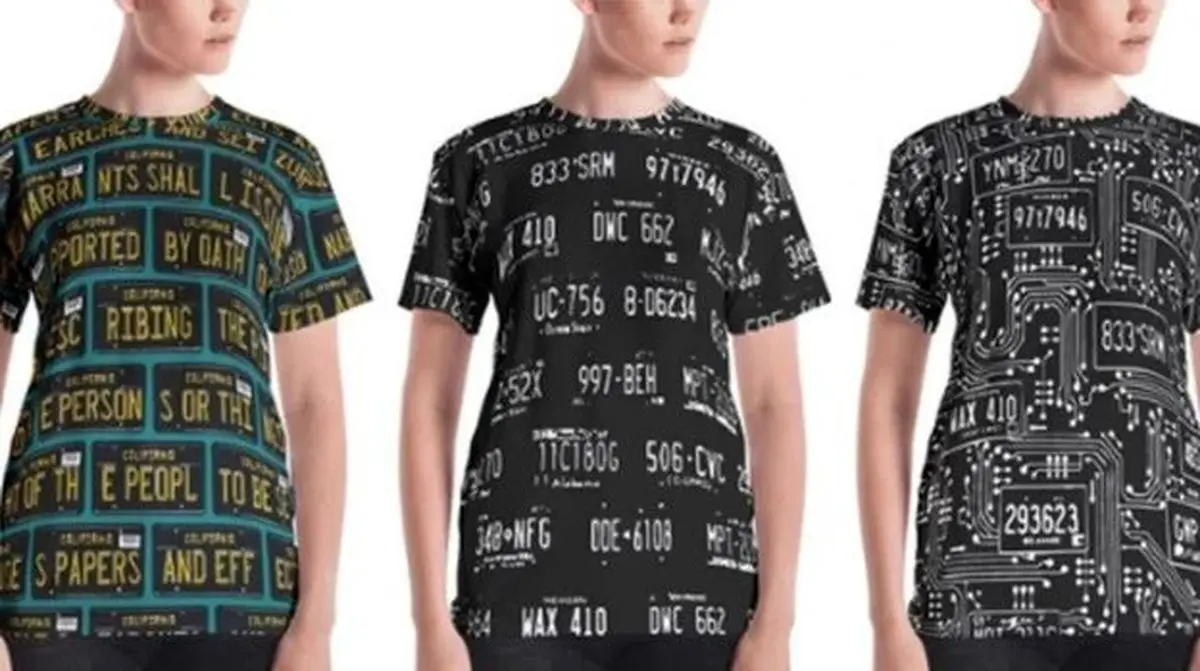 فریب دوربین‌های ترافیک با تی‌شرت+ عکس