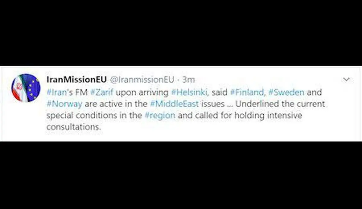 ظریف خواستار مذاکرات فشرده با اروپایی‌ها شد