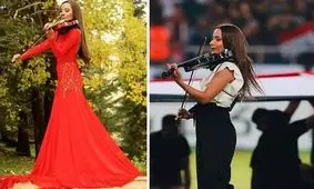 نوازنده زن جنجالی ویولن در ورزشگاه کربلا کیست؟