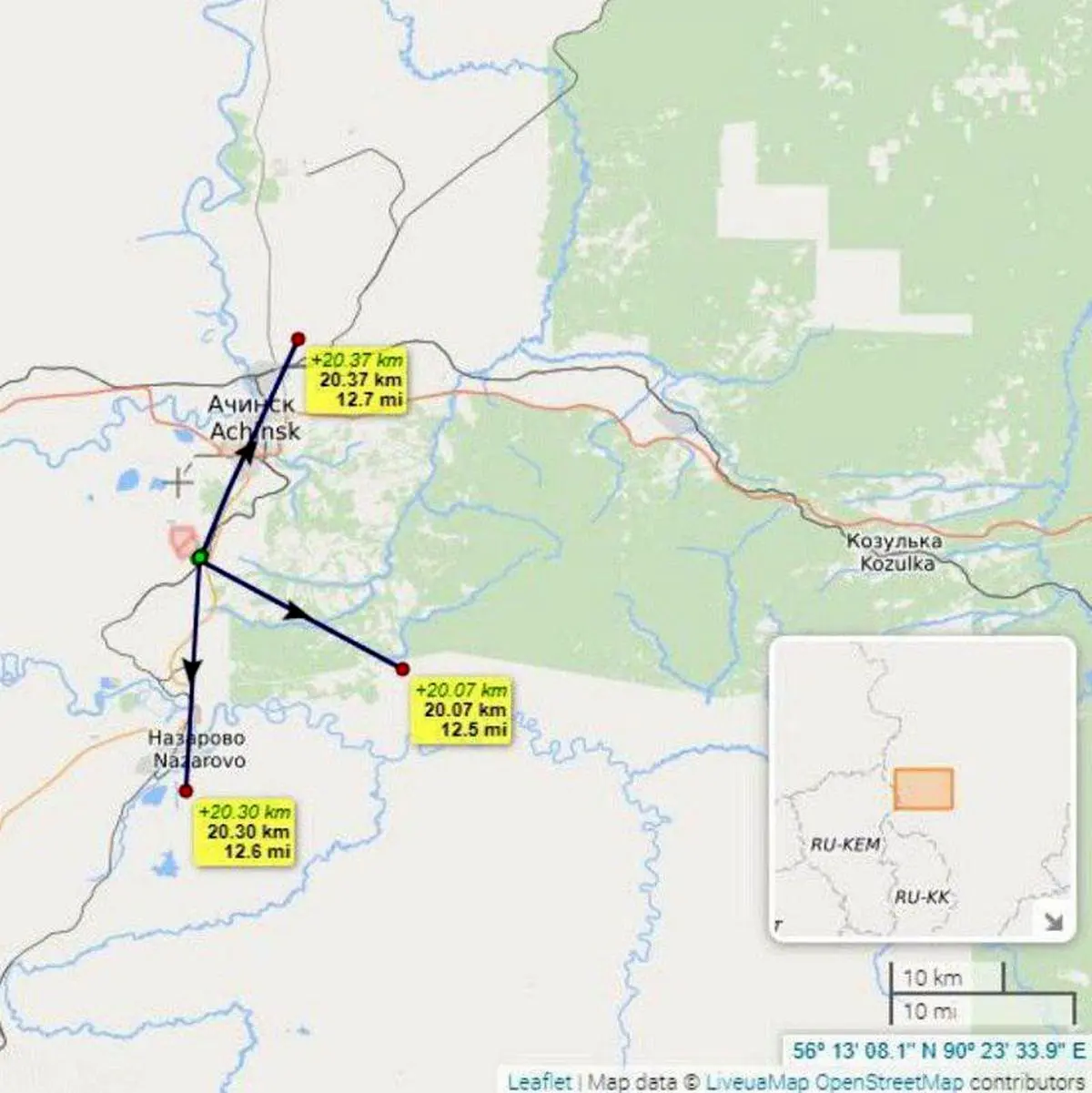 انفجار کلاهک های هسته ای در روسیه