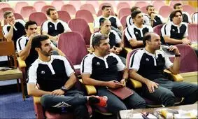 گزارشگر تلویزیون در کلاس مربیگری A