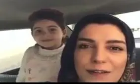 شیرین زبانی‌های دختر بامزه بازیگر برای الیکا عبدالرزاقی