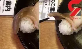 زنده شدن وحشتناک غذای مشتری رستوران، باعث سکته کردن زن جوان شد