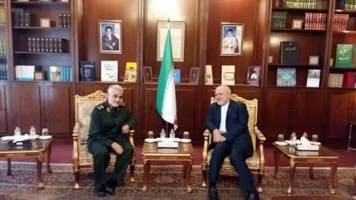 توصیف کاربران خبرآنلاین از عکس دیدار سردار سلیمانی با ظریف