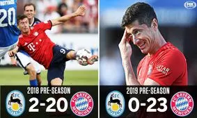 پیروزی 23-0 بایرن مونیخ در دیدار دوستانه