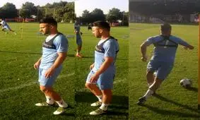   سروش رفیعی با شهر خودرو تمرین کرد