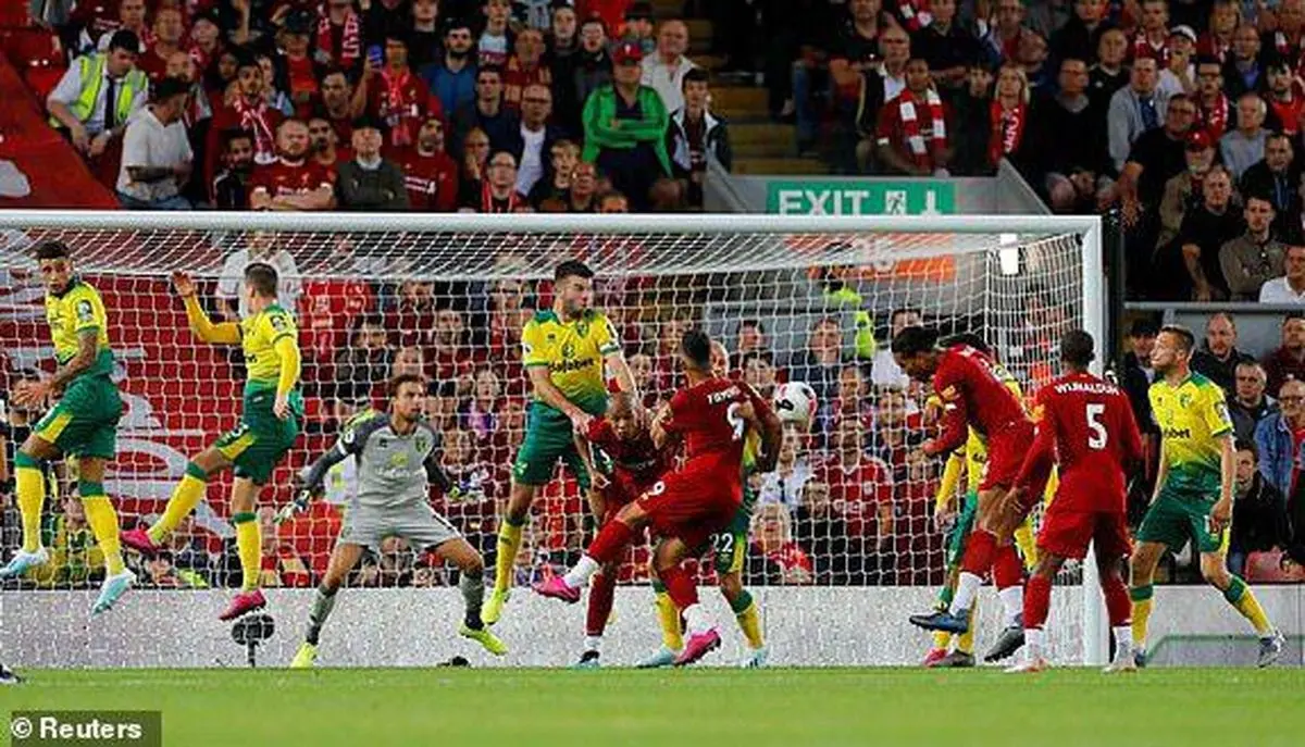 لیورپول 4-1 نوریچ: طوفان یک نیمه ای قرمزها در دیدار افتتاحیه