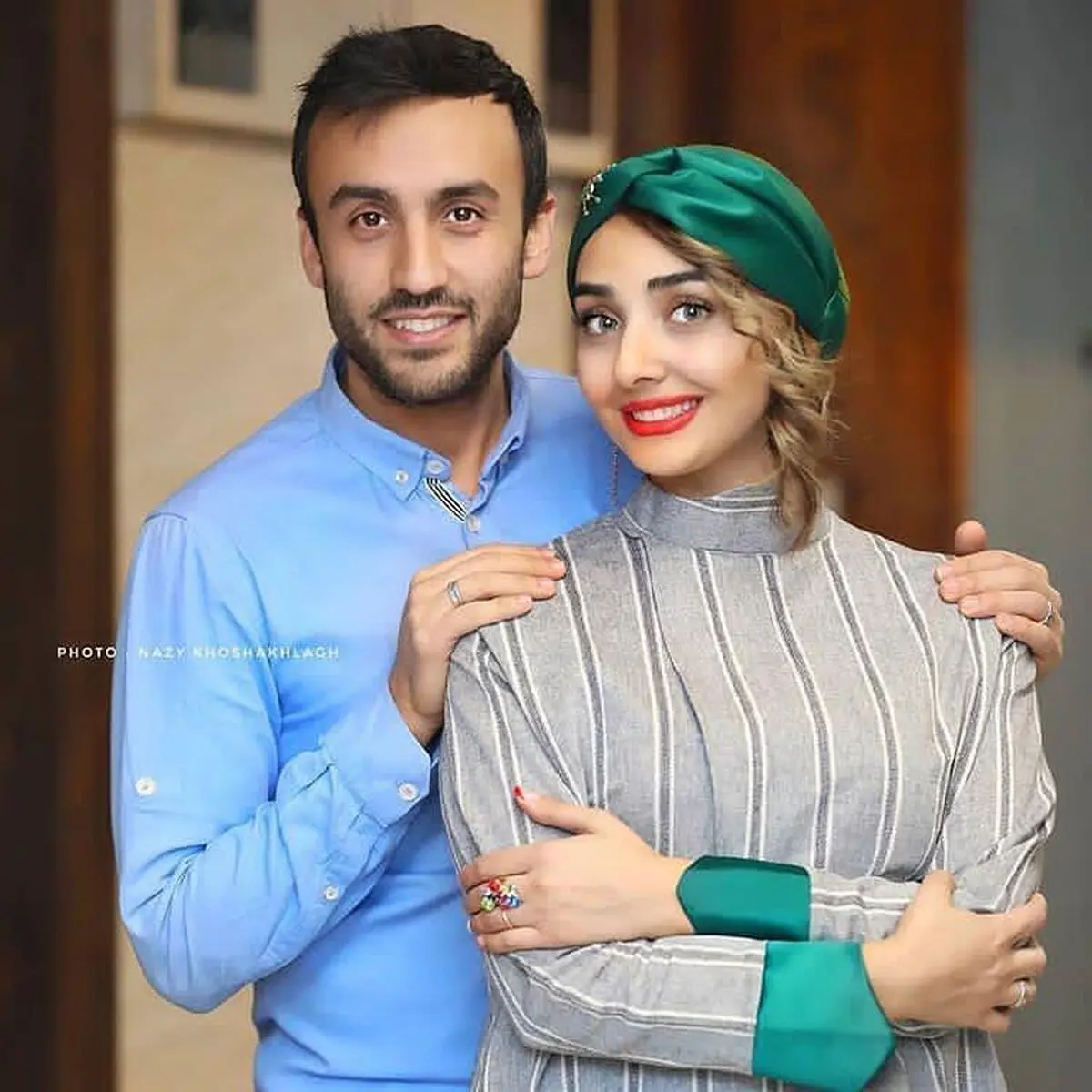 عکس‌هایی از مراسم ازدواج پویان گنجی (پسر فاطمه گودرزی) با دریا دشتی