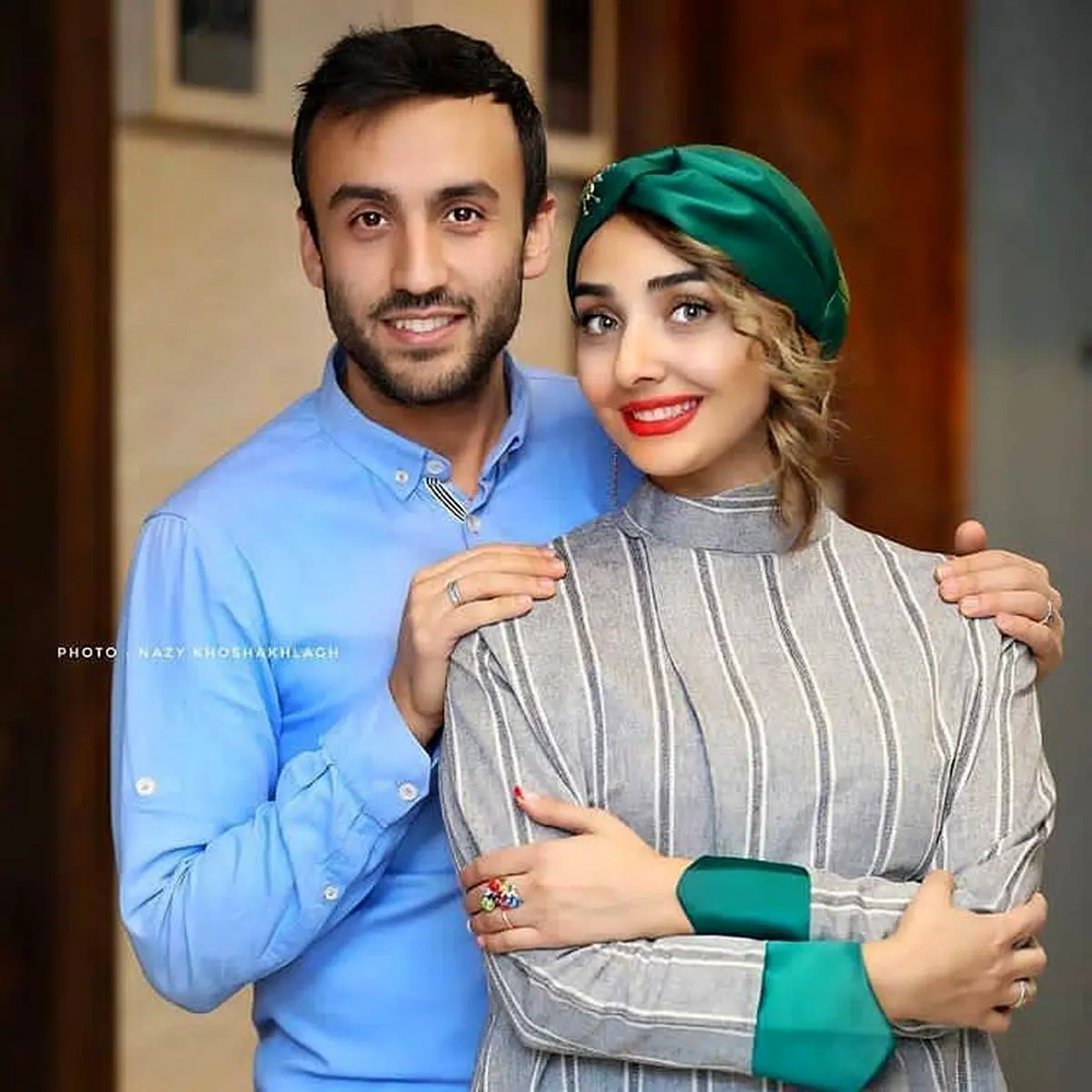 عکس‌هایی از مراسم ازدواج پویان گنجی (پسر فاطمه گودرزی) با دریا دشتی