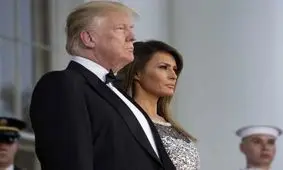 جنجال تصویر ترامپ و همسرش با یک نوزاد + عکس/ خوشحالی یا همدردی؟