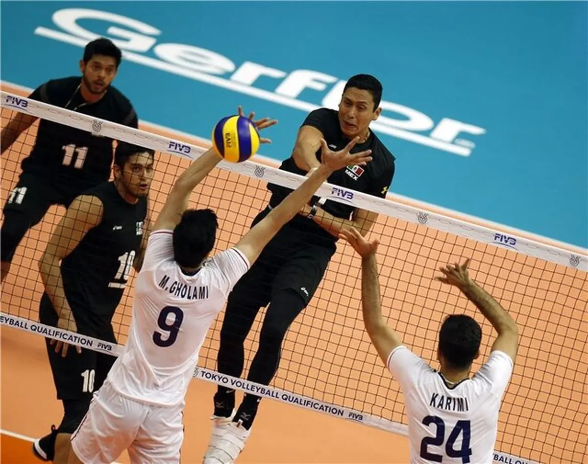 پیروزی راحت تیم ملی والیبال برابر مکزیک