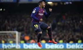 مالکوم: با گلزنی در ال کلاسیکو وارد تاریخ بارسا شدم