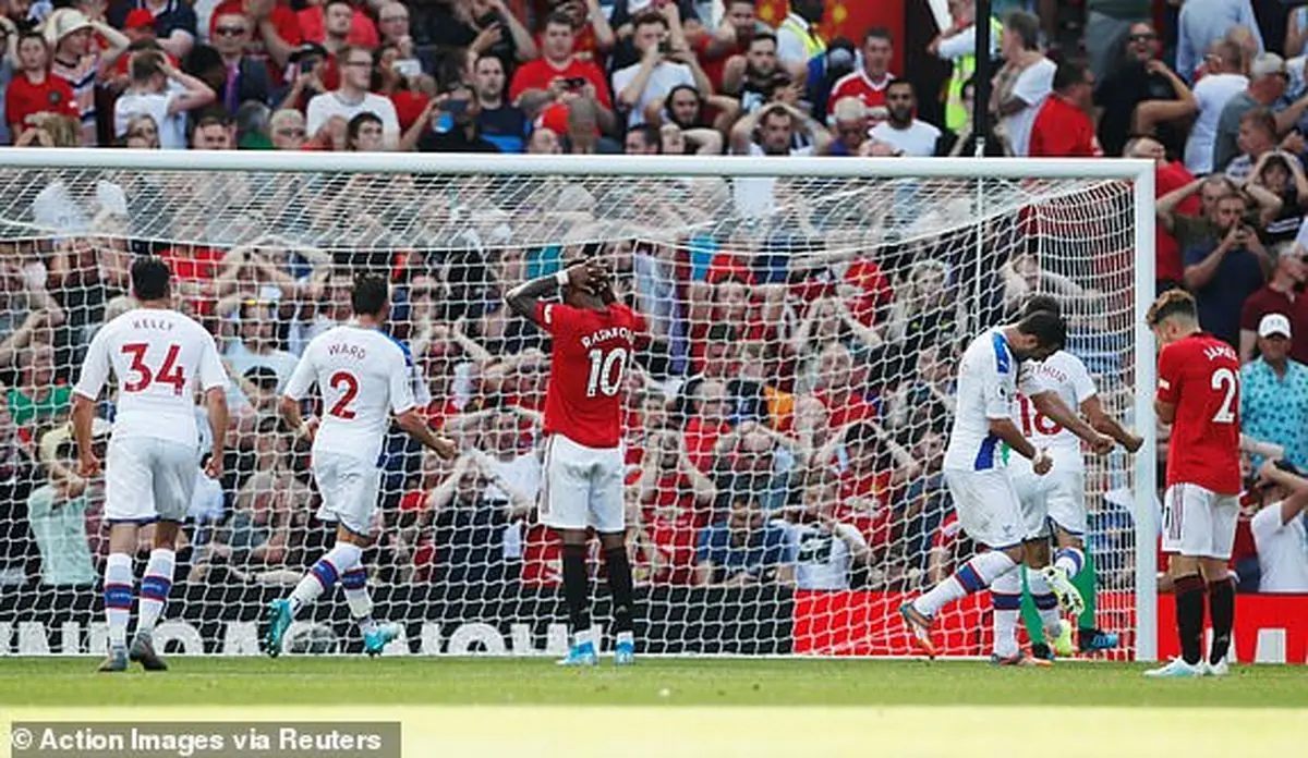 منچستریونایتد 1 - 2 پالاس؛ عصر دلگیر اولدترافورد