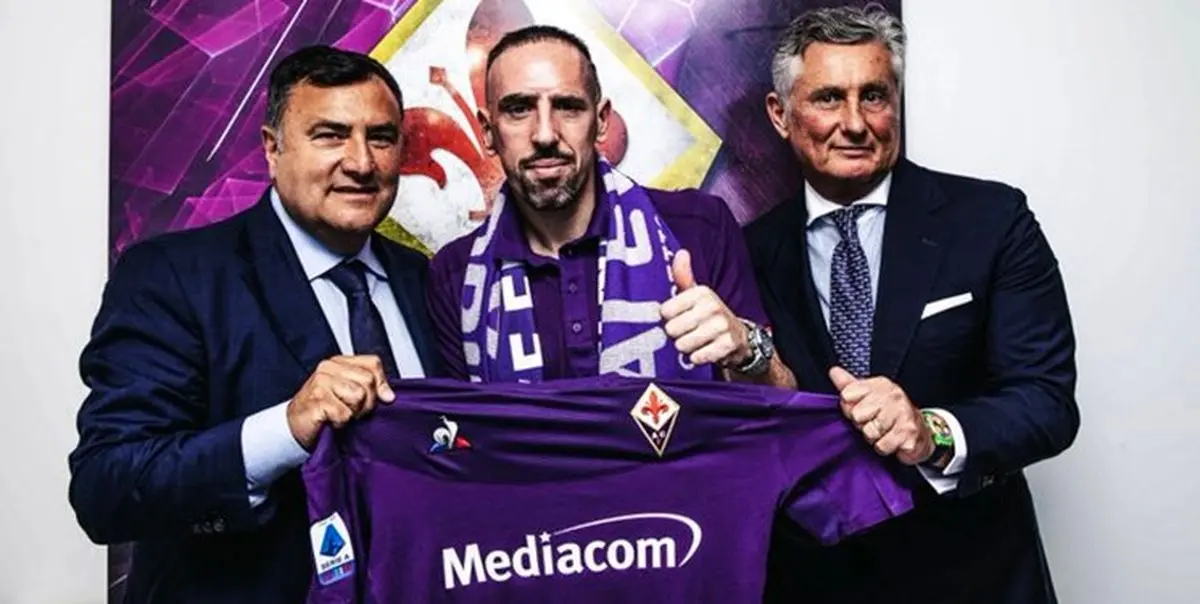 حضور ریبری برای نخستین بار در ترکیب فیورنتینا