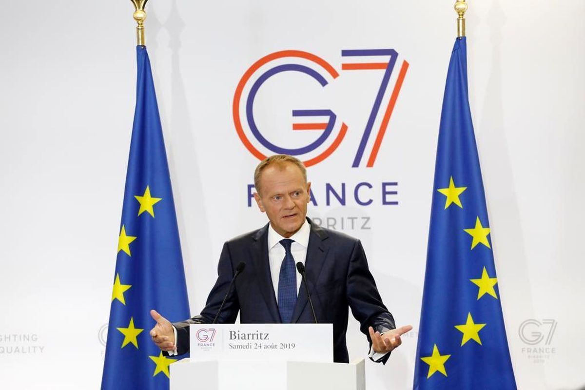 رئیس شورای اروپا: رهبران G7 باید درباره ایران متحدتر شوند/ خروج آمریکا از برجام نتایج مثبتی نداشت/ توافق هسته‌ای در آستانه فروپاشی قرار گرفته