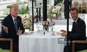 مکرون عنوان کرد: هدف مشترک پاریس و واشنگتن درباره ایران