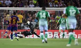 بارسلونا 5-2 بتیس: غرش آبی و اناری های جوان