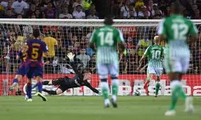 بارسلونا 5-2 بتیس: غرش آبی و اناری های جوان