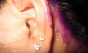 پاک کردن رنگ مو از پوست