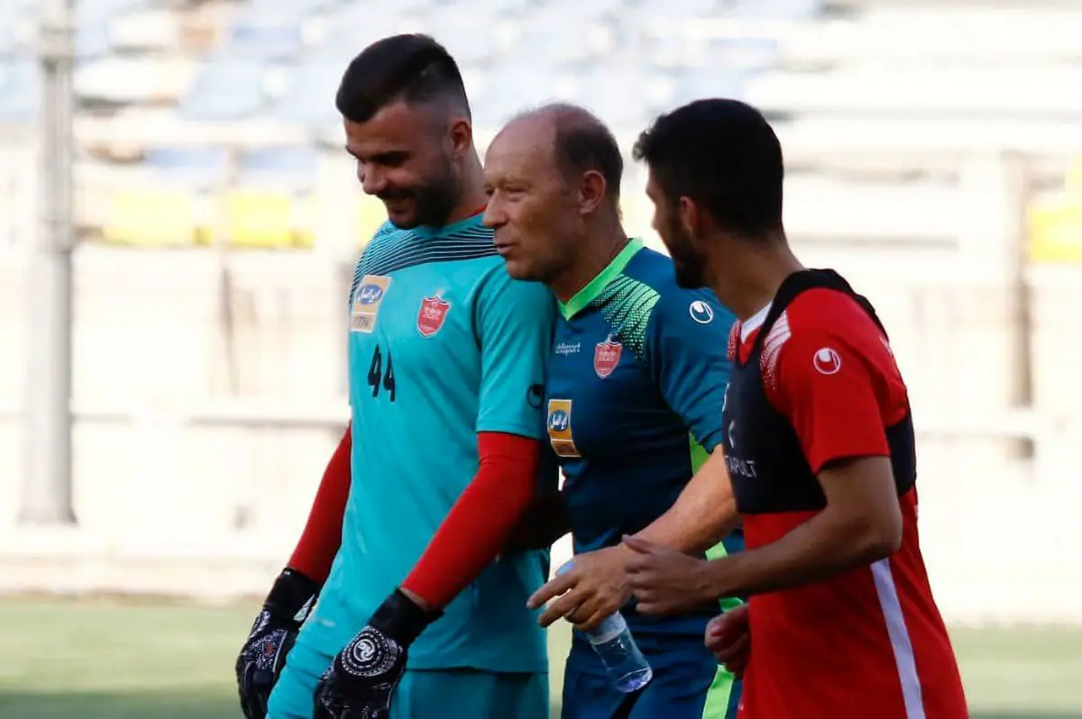 کالدرون هنوز مرد اول تمرین پرسپولیس