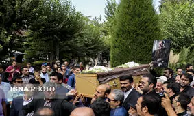 تشییع پیکر زنده یاد داریوش اسدزاده+ عکس