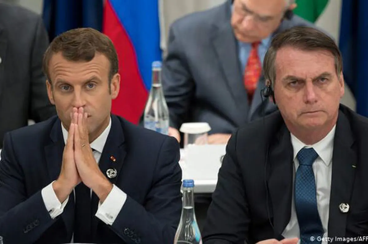 رئیس جمهور برزیل به شیوه نقدی از مکرون عذرخواهی کرد!