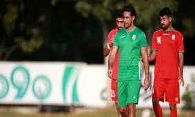 سرمربی تیم امید تماشاگر یکی از بازی های لیگ