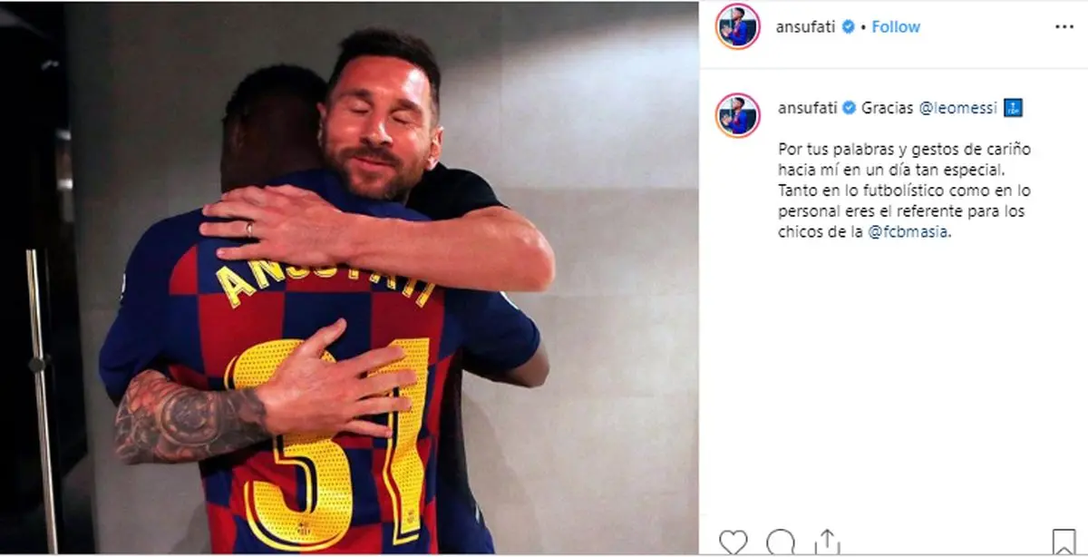 ذوق زدگی ستاره جوان از رفتار لئو مسی