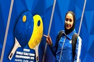 دختر پینگ‌پنگ باز ایران مسابقات قهرمانی آسیا را از دست داد