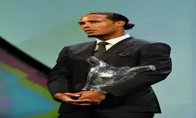 ویرژیل فن دایک بهترین بازیکن اروپا شد