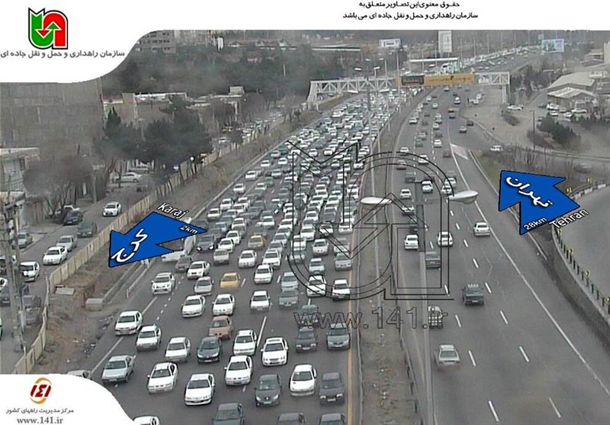 بار ترافیکی محورهای مواصلاتی استان مازندران سنگین است