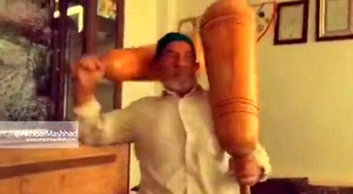 رکورد شکنی قهرمان پاورلیفتینگ کشور در سن ۹۰سالگی