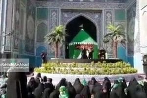 مرثیه سرایی امیر کرمانشاهی در بزرگترین محفل شیرخوارگان جهان اسلام