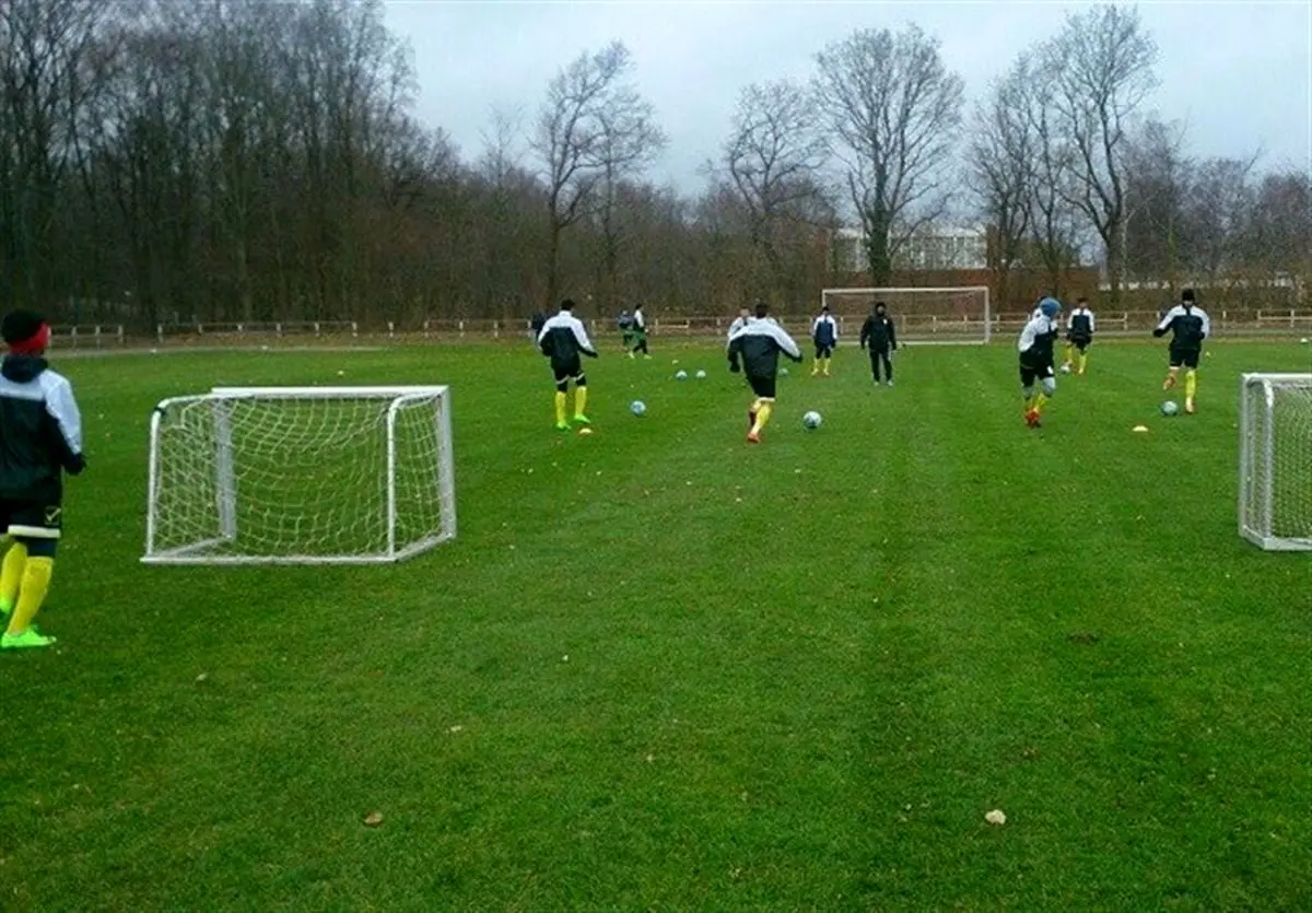 تمرین دانمارکی ملی‌پوشان جوان ایرانی در کمپ توندر + تصاویر