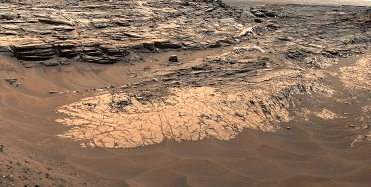 تصاویر حیرت‌انگیز ناسا از سقوط بهمن در مریخ