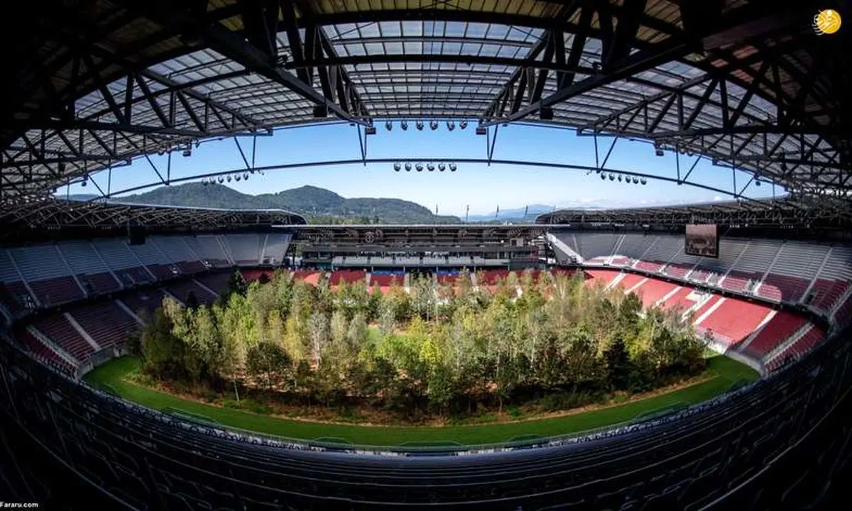 استادیومی در اتریش تبدیل به جنگل شد