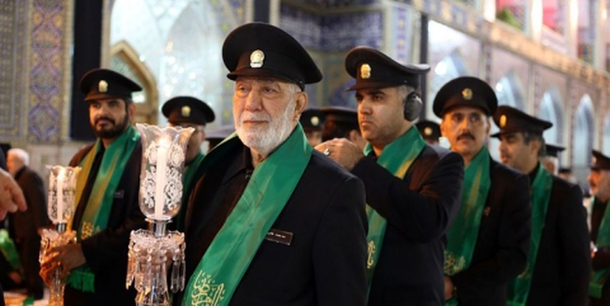 برگزاری مراسم خطبهخوانی حرم مطهر رضوی در شب عاشورا